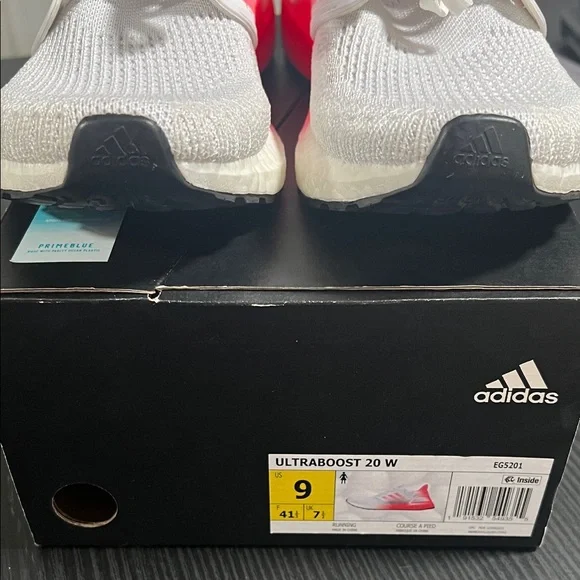 Adidas ULTRABOOST 20 Womens size 9 running sneakers - Picture 7 of 10